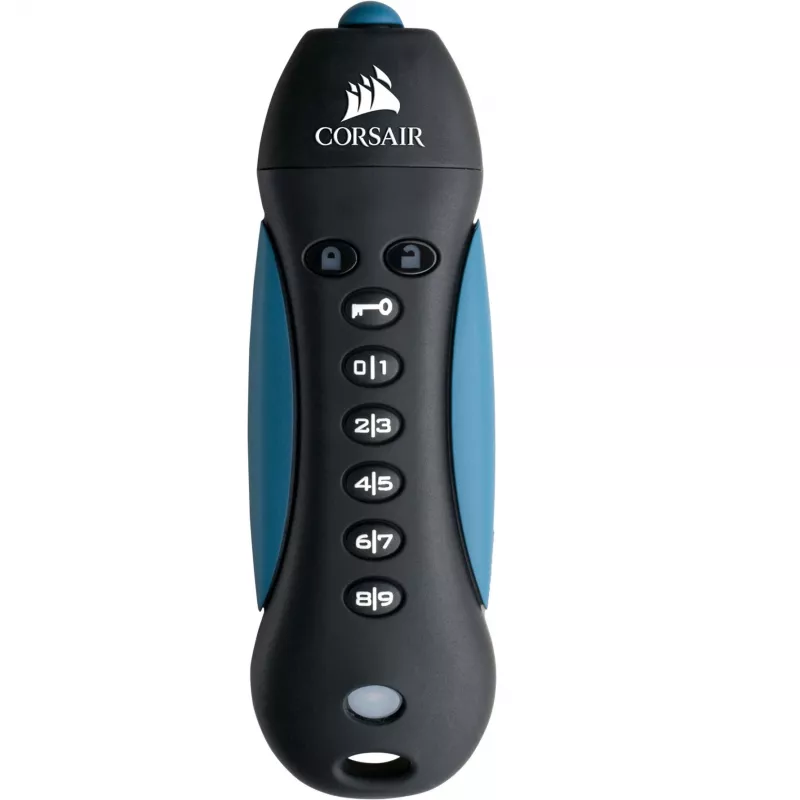 CORSAIR Flash Padlock 3 128 GB pen drive USB 3.0 segura com teclado encriptação AES de hardware de 256 bits segura