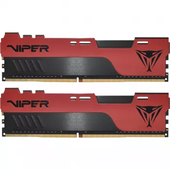 DIMM 32 GB DDR4-3200 (2x 16 GB) Dual-Kit, memória RAM vermelho/preto, PVE2432G320C8K, Viper Elite II, INTEL XMP
