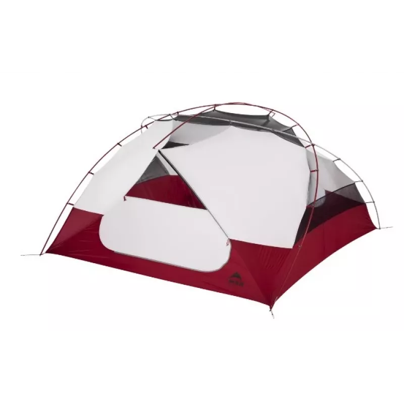 Tenda de grupo MSR Elixir 4 4 pessoas cinzento, vermelho