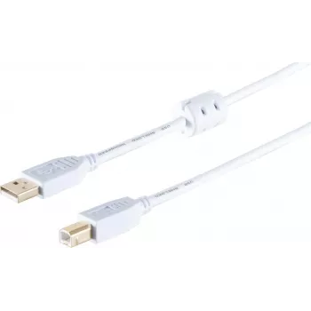 Cabo USB 2.0 ShiverPeaks Type-A para B 3 m, modelo 77023-WF