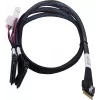Cabo SAS ADAPTEC Microchip Technology 2305500-R SlimSAS ×8 para 2×2SFF-8639 U.2, 0,8 m, preto