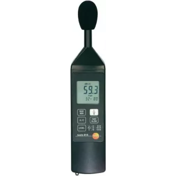 Testo 815 - Digital - Ponderação A - Ponderação C - Rápido - lento - 32 - 130 dB - 1 dB - 0,1 dB (0563 8155)