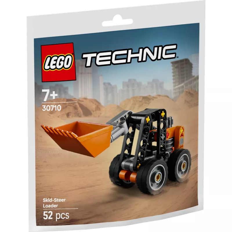 Brinquedo de construção LEGO Technic Mini carregadora 30710 com braços móveis e lagartas