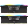 DIMM 64 GB DDR5-5600 (2x 32 GB) Dual-Kit, memória preta, CMH64GX5M2B5600C40, Vengeance RGB, INTEL XMP
