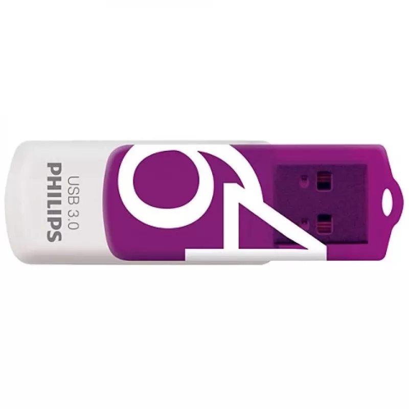 Pen USB Philips FM64FD00B 64 GB USB Type-A 3.2 Gen 1 (3.1 Gen 1) Roxo, Branco