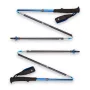 Bastão de trekking Black Diamond Distance Carbon Z-Pole, haste em carbono, dobragem Z, 296 g, 44–130 cm
