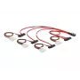 DeLOCK - Cabo SAS interno (Serial Attached SCSI) - 4-Lane - 36 pinos 4i Mini MultiLane - Alimentação interna, 4 pinos, SAS interno, 29 pinos (SFF-8482) - 50 cm (83059)