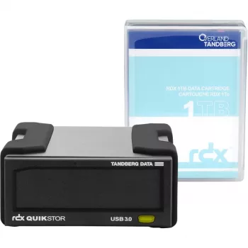 Overland-Tandberg O-T kit de unidade externa RDX com 1 TB HDD, preto, USB3+