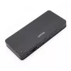 Docking station UNITEK D1079A USB4 com fios preto 100W Power Delivery