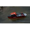 Barco de salvamento Amewi 26117 — propulsão jato Brushless, 320 mm, preto/vermelho
