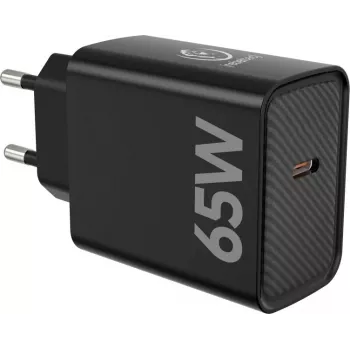 Carregador rápido PD65W USB-C para portáteis, smartphones
