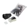 Conector de fios RJ45 LogiLink MP0022 preto transparente