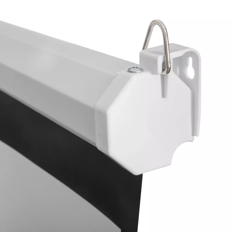 Tela de projeção SBOX PSM-100-2 180×180 cm manual para montagem na parede/teto