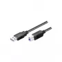 Cabo Wentronic Goobay USB 3.0 SuperSpeed, preto, 3 m - macho USB 3.0 (Type-A) > macho USB 3.0 (Type-B) (93654)
