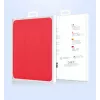 Capa em pele para tablet Devia para iPad Air 2019 / iPad Pro 10.5 com ranhura para caneta, vermelha