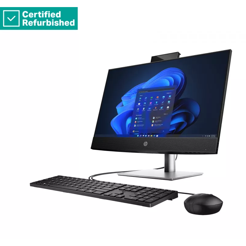 RENEW SILVER HP Pro 440 G9 AIO All-In-One - i7-13700T, 16GB, 512GB SSD, 23,8 polegadas FHD Touch AG, altura ajustável, rato USB, Win 11 Pro, 1 ano