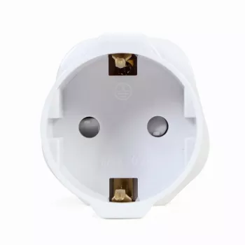 Gembird A-AC-EUFUKM-01 adaptador de corrente AC, tomada EU-Schuko para ficha UK, 13 A