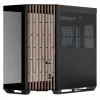 APNX V1-W-BK-v1 Midi-Tower preto, madeira