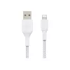 Belkin BOOST CHARGE - Cabo Lightning - Lightning macho para USB macho - 3 m - branco - para Apple iPad/iPhone/iPod (Lightning)