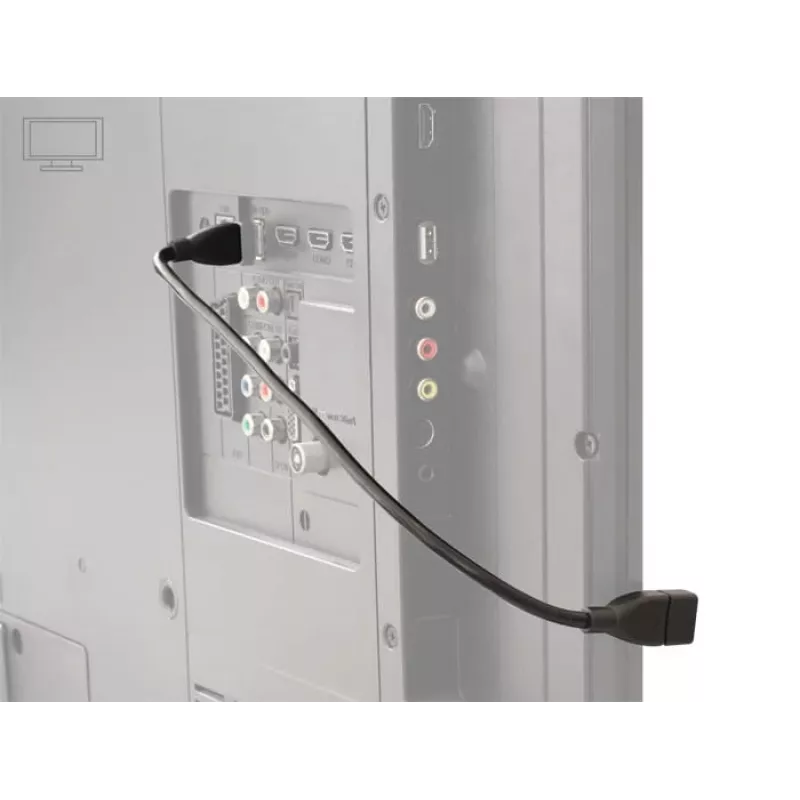 Cabo USB DeLOCK 35cm USB 2.0 83498 preto