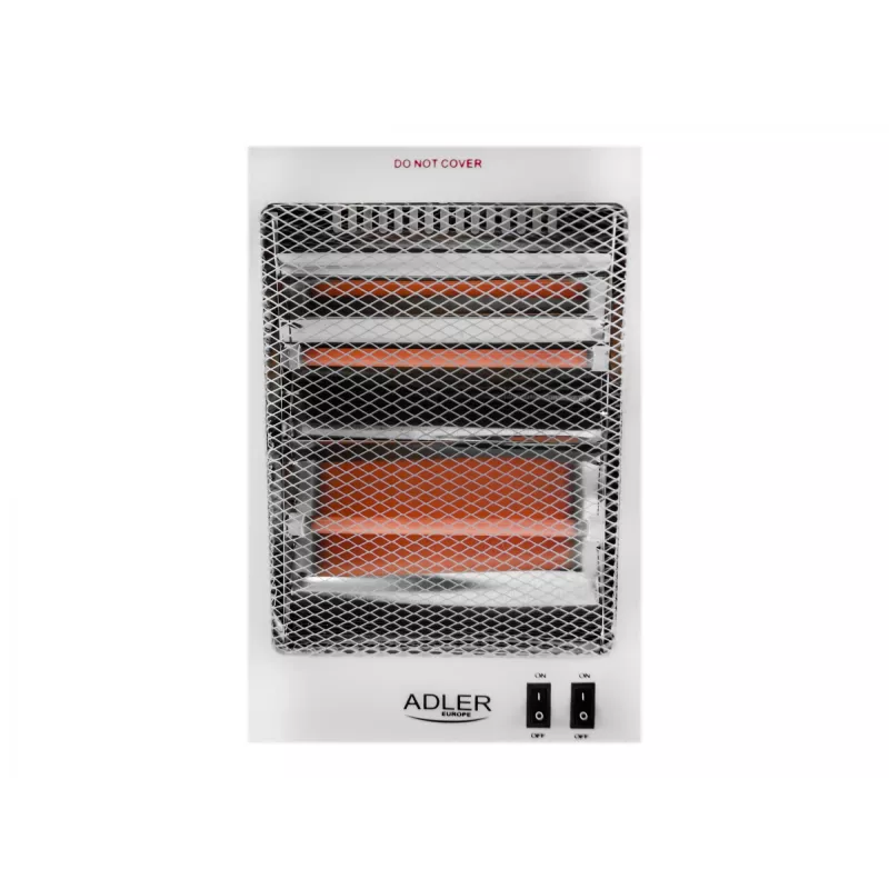 Adler | Aquecedor | AD 7709 | Aquecedor halogéneo | 800 W | Número de níveis de potência 2 | Branco