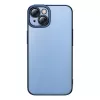 Conjunto de capa protetora e vidro temperado Baseus para iPhone 14 Plus – brilhante transparente azul