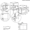 Electrolux EVL6E49X forno compacto de encastrar com função micro-ondas, 44 l, 45,5 cm de altura, preto/aço inoxidável