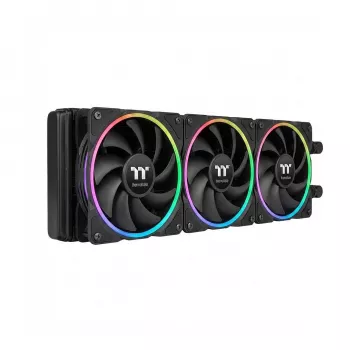 Thermaltake TS140 EX RGB Ventoinhas de caixa de 140 mm, pack de 3, preto (CL-F208-PL14SW-A)