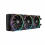 Thermaltake TS140 EX RGB Ventoinhas de caixa de 140 mm, pack de 3, preto (CL-F208-PL14SW-A)
