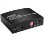 Extrator de áudio HDMI, HDMI para HDMI+áudio, 4K 60Hz