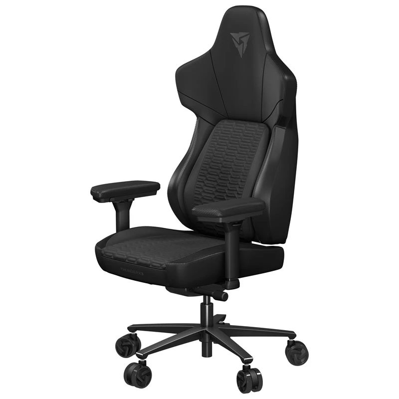 Cadeira gaming universal ThunderX3 CORE Racer assento acolchoado preta