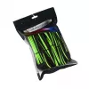Cabo de alimentação interno CableMod CM-PCAB-BKIT-NKKLG-3PK-R preto verde