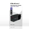 Carregador Qoltec 52382 GaN POWER PRO | 1xUSB Type C | 1xUSB A | 100W | 5-20V | 1.5-5A | PD | preto