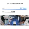 Mercusys MA14N AX3000 Nano adaptador USB Wi-Fi, até 287 Mbps