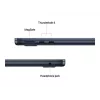 Apple MacBook Air 13 (2025), 24 GB, 512 GB, M4 (10-CPU/10-GPU), Midnight, fonte de alimentação 35W Dual USB-C, alemão, MC6C4D/A