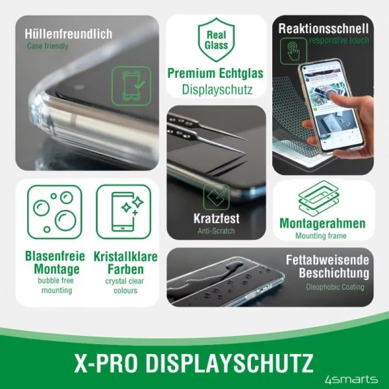 4smarts Second Glass X-Pro película de proteção de ecrã para telemóvel