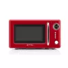 Micro-ondas de bancada ETA Storio Vermelho Solo – 20 L, 700 W, 5 níveis de potência, prato giratório de 245 mm