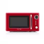 Micro-ondas de bancada ETA Storio Vermelho Solo – 20 L, 700 W, 5 níveis de potência, prato giratório de 245 mm
