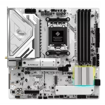Motherboard ASRock B850M Steel Legend WiFi — AMD B850, socket AM5, microATX, DDR5, 4 DIMM, Wi-Fi 7, LAN 2.5Gb