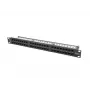Lanberg PPU6-1048-B - Patch panel - 1U - 19 polegadas