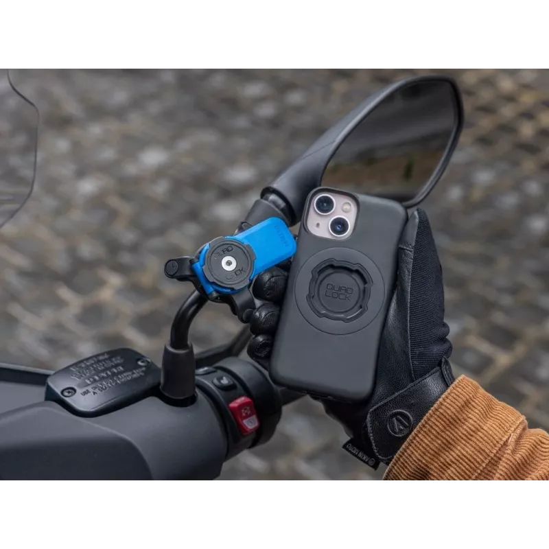 Quad Lock Suporte para espelho Suporte passivo Telemóvel/Smartphone Preto, Azul