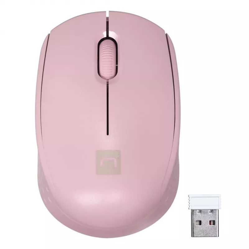 Rato NATEC STORK Casa Ambidestro RF Sem fios + USB Type-A Ótico 1600 DPI