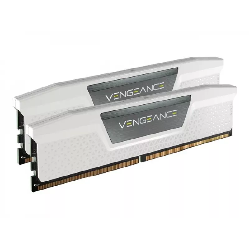 CORSAIR VENGEANCE 32GB 2x16GB DDR5 6000MT/s DIMM Unbuffered 36-44-44-96 Std PMIC XMP 3.0 dissipador branco placa preta 1,4 V