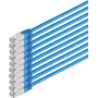 Cabo de rede ShiverPeaks 75711-HB-SET10 CAT6 S/FTP PIMF, 4 pares, condutor flexível