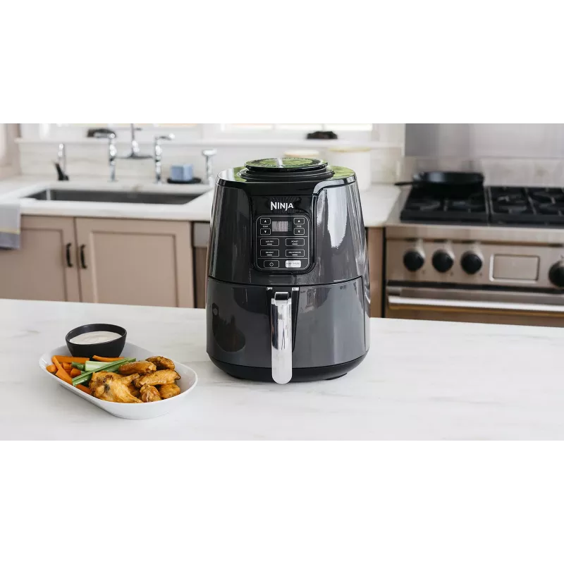 Ninja AF100 Fritadeira de ar quente individual 3,8 L autónoma 1550 W preta