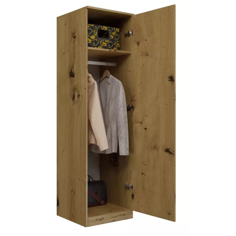 Topeshop SD-50 ARTISAN KPL roupeiro de quarto 5 prateleiras 1 porta(s) Carvalho
