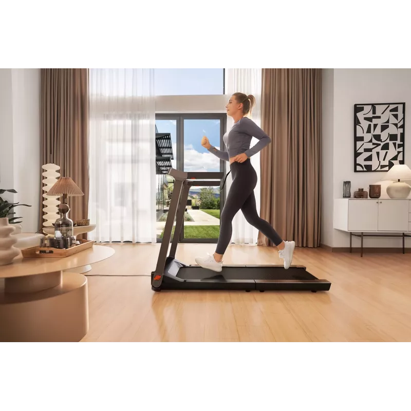 Passadeira Kingsmith G1 Walkingpad — superfície de corrida 440×1053 mm, velocidade máx. 12 km/h, dobrável, ecrã LED
