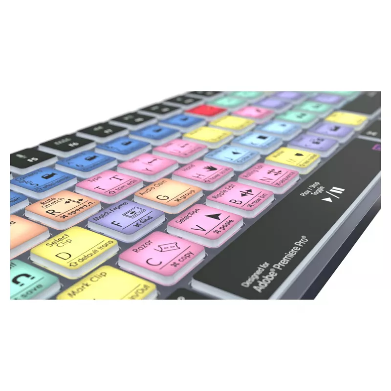 LogicKeyboard Titan DE Teclado Mac para Adobe Premiere Pro CC — layout alemão