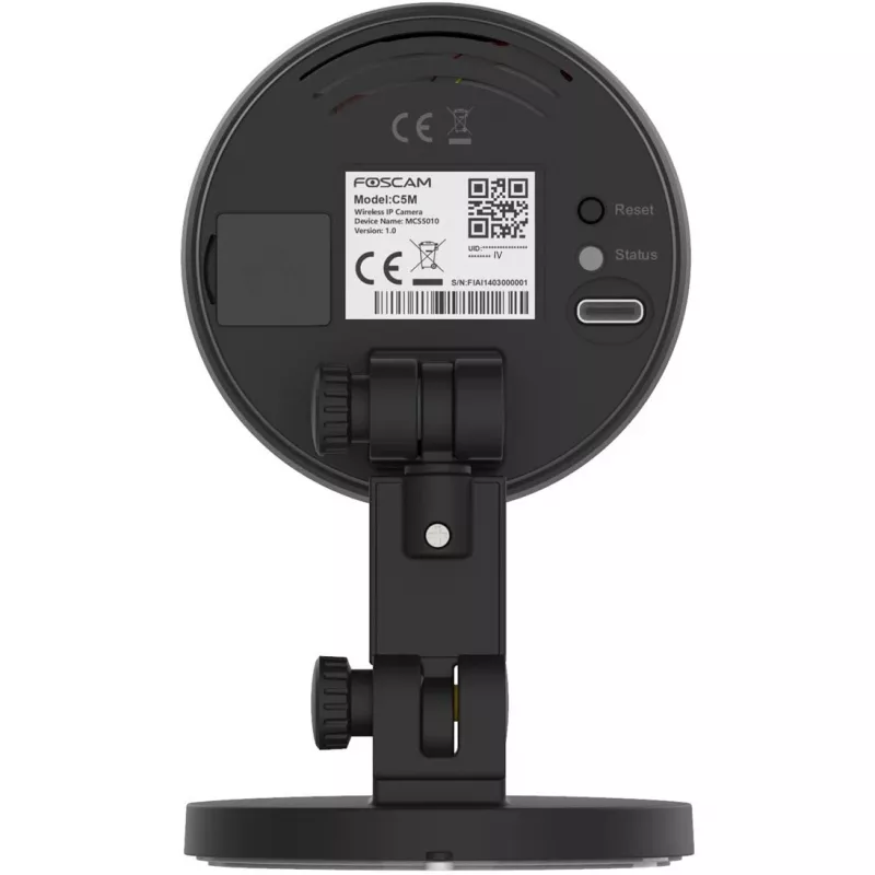 Foscam C5M câmara de segurança Wi-Fi/LAN para interior, 5 MP (3072x1728), preta