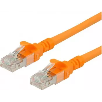 ROLINE - cabo de patch - RJ-45 (M) para RJ-45 (M) - 2 m - UTP - CAT 6a - isento de halogéneos, moldado, flexível - laranja (21.15.2772)